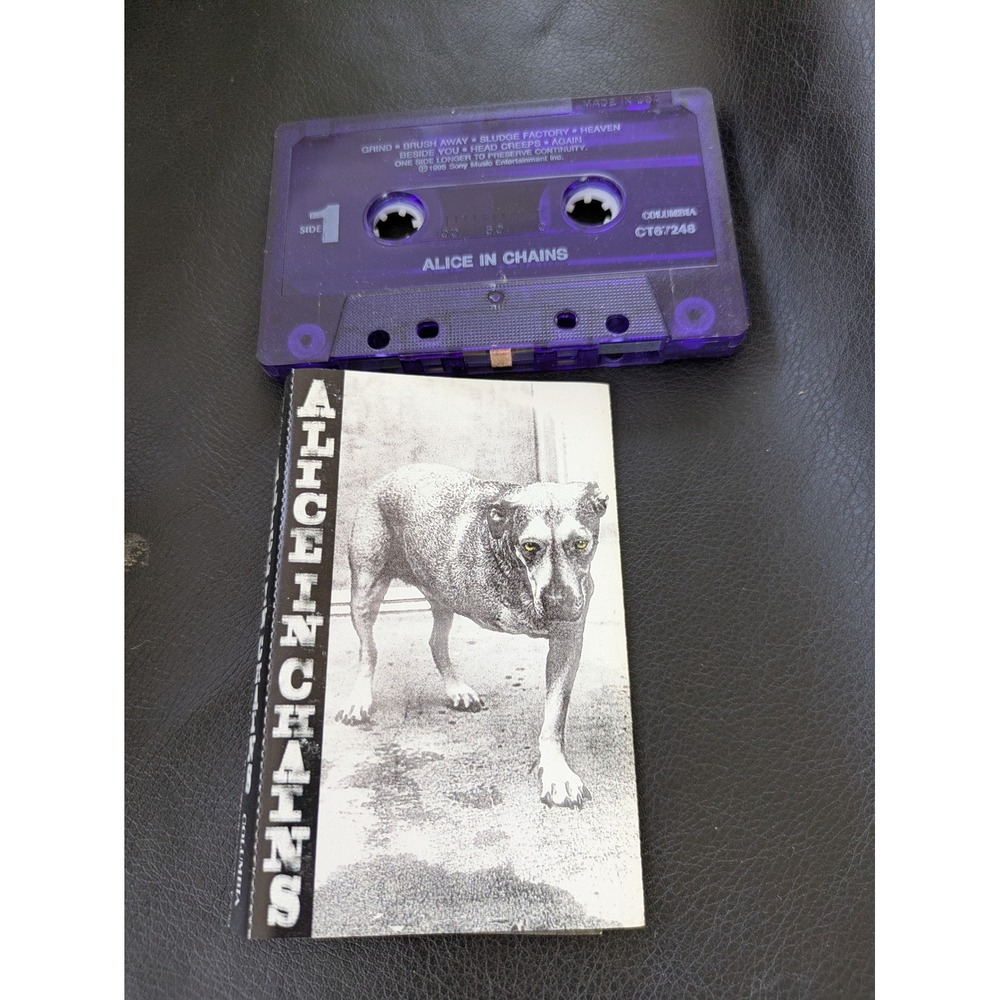 1995 Alice In Chains Self Titled Purple Cassette Tape Columbia CT 67248 Tripod